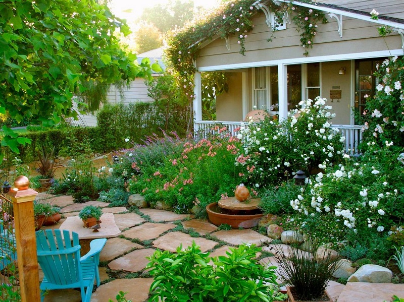 Gia chủ nên làm gì khi sân vườn nhà bạn "thiếu" phong thủy?
